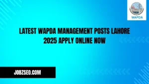 Latest WAPDA Management jobs Lahore 2025 Apply Online Now